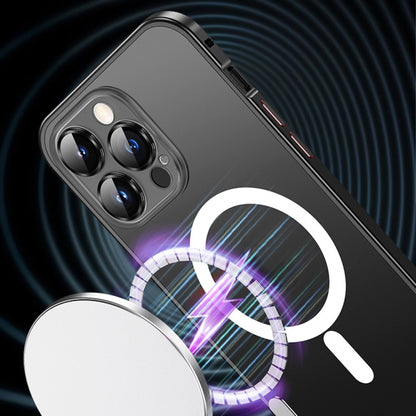 Spring Buckle Metal Frosted Magsafe Phone Case, For iPhone 13, For iPhone 13 Pro, For iPhone 13 Pro Max Apple Accessories engspr4127 iPhone 14 - APEXEL INDIA - Mobile Lens - Mobile Camera Lens - Cellphone Accessories - Phone Lens - Smartphone Lens