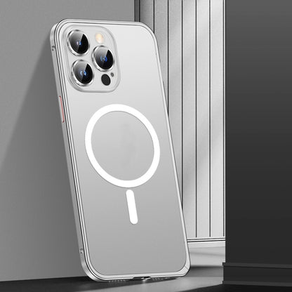 Spring Buckle Metal Frosted Magsafe Phone Case, For iPhone 13, For iPhone 13 Pro, For iPhone 13 Pro Max Apple Accessories engspr4127 iPhone 14 - APEXEL INDIA - Mobile Lens - Mobile Camera Lens - Cellphone Accessories - Phone Lens - Smartphone Lens