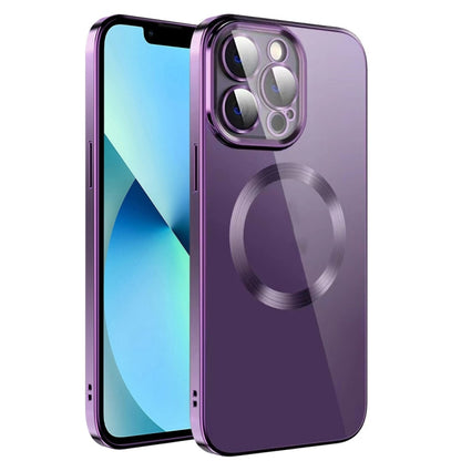 Electroplating MagSafe TPU Phone Case with Lens Film, For iPhone 13 Pro Max, For iPhone 12, For iPhone 12 Pro Apple Accessories engele4139 More iPhone Cases - APEXEL INDIA - Mobile Lens - Mobile Camera Lens - Cellphone Accessories - Phone Lens - Smartphone Lens