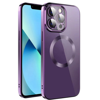 Electroplating MagSafe TPU Phone Case with Lens Film, For iPhone 12 Pro Max Apple Accessories engele4136 More iPhone Cases - APEXEL INDIA - Mobile Lens - Mobile Camera Lens - Cellphone Accessories - Phone Lens - Smartphone Lens