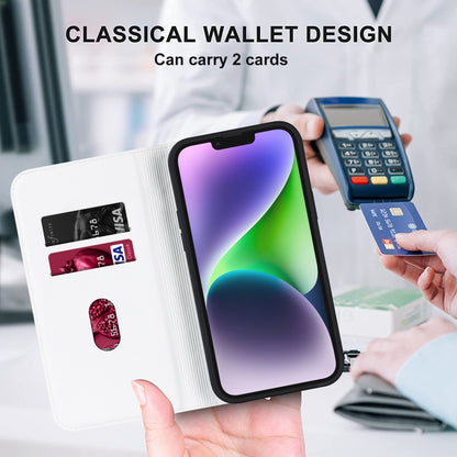 Rhombic MagSafe RFID Anti-Theft Wallet Leather Phone Case, For iPhone 14, For iPhone 14 Plus, For iPhone 14 Pro Apple Accessories engrho4157 iPhone 14 Plus - APEXEL INDIA - Mobile Lens - Mobile Camera Lens - Cellphone Accessories - Phone Lens - Smartphone Lens