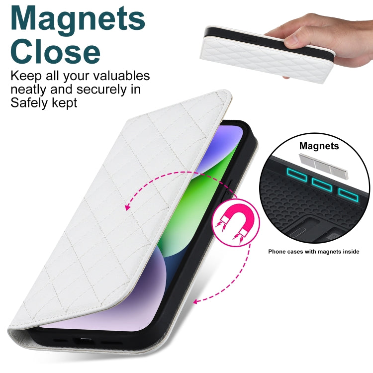 Rhombic MagSafe RFID Anti-Theft Wallet Leather Phone Case, For iPhone 14, For iPhone 14 Plus, For iPhone 14 Pro Apple Accessories engrho4157 iPhone 14 Plus - APEXEL INDIA - Mobile Lens - Mobile Camera Lens - Cellphone Accessories - Phone Lens - Smartphone Lens