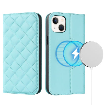 Rhombic MagSafe RFID Anti-Theft Wallet Leather Phone Case, For iPhone 14, For iPhone 14 Plus, For iPhone 14 Pro Apple Accessories engrho4157 iPhone 14 Plus - APEXEL INDIA - Mobile Lens - Mobile Camera Lens - Cellphone Accessories - Phone Lens - Smartphone Lens