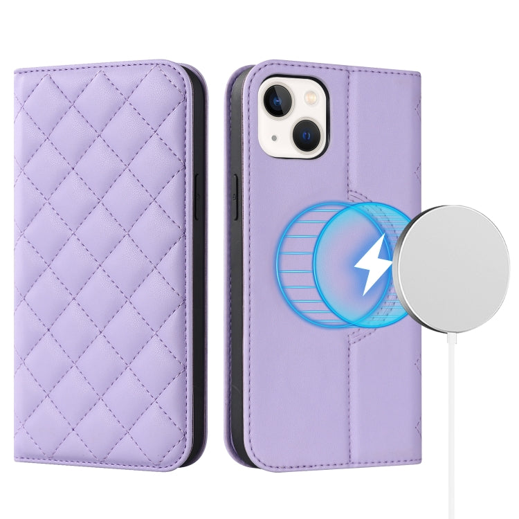 Rhombic MagSafe RFID Anti-Theft Wallet Leather Phone Case, For iPhone 14, For iPhone 14 Plus, For iPhone 14 Pro Apple Accessories engrho4157 iPhone 14 Plus - APEXEL INDIA - Mobile Lens - Mobile Camera Lens - Cellphone Accessories - Phone Lens - Smartphone Lens