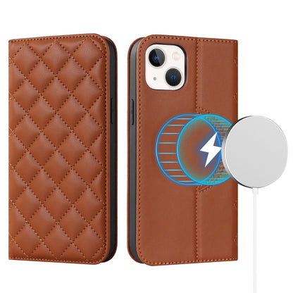 Rhombic MagSafe RFID Anti-Theft Wallet Leather Phone Case, For iPhone 14, For iPhone 14 Plus, For iPhone 14 Pro Apple Accessories engrho4157 iPhone 14 Plus - APEXEL INDIA - Mobile Lens - Mobile Camera Lens - Cellphone Accessories - Phone Lens - Smartphone Lens