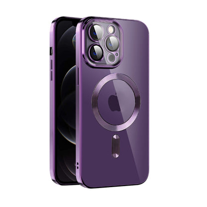 CD Texture Plating TPU MagSafe Phone Case with Lens Film, For iPhone 12 Pro Max, For iPhone 11, For iPhone 11 Pro Max Apple Accessories engcd-4171 More iPhone Cases - APEXEL INDIA - Mobile Lens - Mobile Camera Lens - Cellphone Accessories - Phone Lens - Smartphone Lens