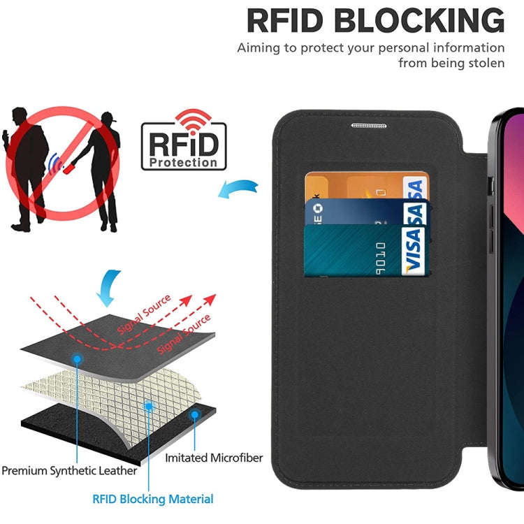 MagSafe Magnetic RFID Anti-theft Leather Phone Case, For iPhone 14 Plus, For iPhone 13 Pro Max, For iPhone 13 Pro Apple Accessories engmag4174 More iPhone Cases - APEXEL INDIA - Mobile Lens - Mobile Camera Lens - Cellphone Accessories - Phone Lens - Smartphone Lens