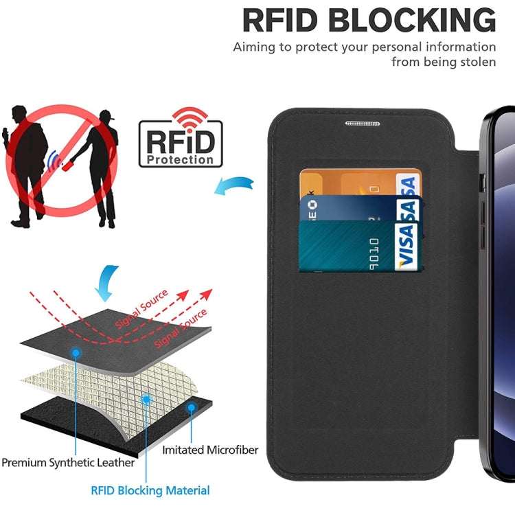 MagSafe Magnetic RFID Anti-theft Leather Phone Case, For iPhone 12, For iPhone 11 Pro Max, For iPhone 11 Apple Accessories engmag4179 More iPhone Cases - APEXEL INDIA - Mobile Lens - Mobile Camera Lens - Cellphone Accessories - Phone Lens - Smartphone Lens