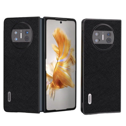 ABEEL Litchi Texture Genuine Leather Phone Case, For Huawei Mate X3 engabe3698 Mobile Accessories - APEXEL INDIA - Mobile Lens - Mobile Camera Lens - Cellphone Accessories - Phone Lens - Smartphone Lens