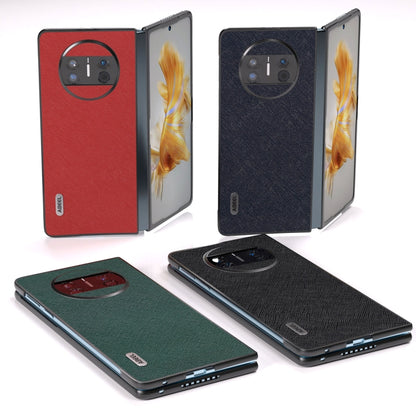 ABEEL Litchi Texture Genuine Leather Phone Case, For Huawei Mate X3 engabe3698 Mobile Accessories - APEXEL INDIA - Mobile Lens - Mobile Camera Lens - Cellphone Accessories - Phone Lens - Smartphone Lens