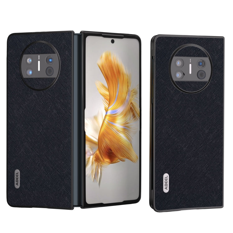 ABEEL Litchi Texture Genuine Leather Phone Case, For Huawei Mate X3 engabe3698 Mobile Accessories - APEXEL INDIA - Mobile Lens - Mobile Camera Lens - Cellphone Accessories - Phone Lens - Smartphone Lens