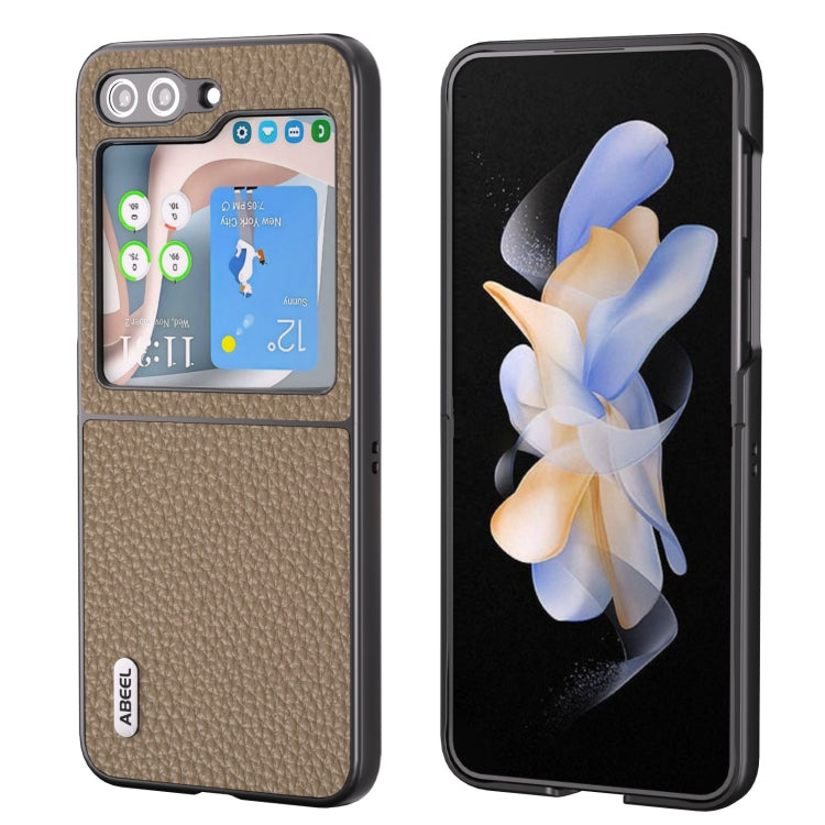 ABEEL Genuine Leather Litchi Texture Phone Case, For Samsung Galaxy Z Flip6, For Samsung Galaxy Z Fold6, For Samsung Galaxy S24 Ultra 5G, For Samsung Galaxy S23 FE 5G, For Samsung Galaxy Z Fold5, For Samsung Galaxy Z Flip5 Samsung Accessories - APEXEL INDIA - Mobile Lens - Mobile Camera Lens - Cellphone Accessories - Phone Lens - Smartphone Lens