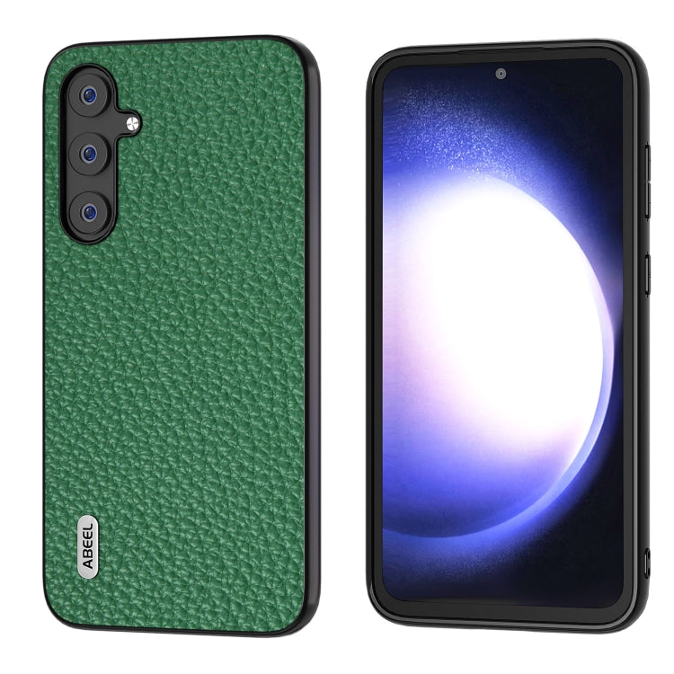 ABEEL Genuine Leather Litchi Texture Phone Case, For Samsung Galaxy Z Flip6, For Samsung Galaxy Z Fold6, For Samsung Galaxy S24 Ultra 5G, For Samsung Galaxy S23 FE 5G, For Samsung Galaxy Z Fold5, For Samsung Galaxy Z Flip5 Samsung Accessories - APEXEL INDIA - Mobile Lens - Mobile Camera Lens - Cellphone Accessories - Phone Lens - Smartphone Lens