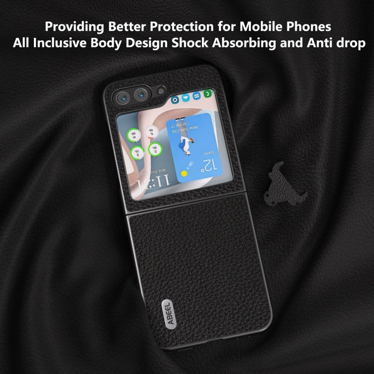 ABEEL Genuine Leather Litchi Texture Phone Case, For Samsung Galaxy Z Flip6, For Samsung Galaxy Z Fold6, For Samsung Galaxy S24 Ultra 5G, For Samsung Galaxy S23 FE 5G, For Samsung Galaxy Z Fold5, For Samsung Galaxy Z Flip5 Samsung Accessories - APEXEL INDIA - Mobile Lens - Mobile Camera Lens - Cellphone Accessories - Phone Lens - Smartphone Lens