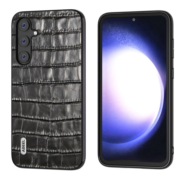 ABEEL Crocodile Texture Genuine Leather Phone Case, For Samsung Galaxy Z Flip6, For Samsung Galaxy Z Fold6, For Samsung Galaxy A05, For Samsung Galaxy S23 FE 5G, For Samsung Galaxy Z Fold5, For Samsung Galaxy Z Flip5 Samsung Accessories - APEXEL INDIA - Mobile Lens - Mobile Camera Lens - Cellphone Accessories - Phone Lens - Smartphone Lens