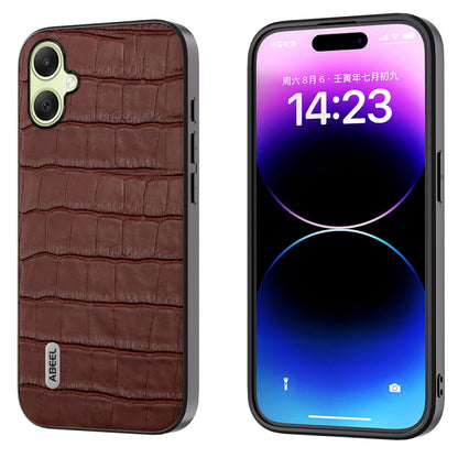 ABEEL Crocodile Texture Genuine Leather Phone Case, For Samsung Galaxy Z Flip6, For Samsung Galaxy Z Fold6, For Samsung Galaxy A05, For Samsung Galaxy S23 FE 5G, For Samsung Galaxy Z Fold5, For Samsung Galaxy Z Flip5 Samsung Accessories - APEXEL INDIA - Mobile Lens - Mobile Camera Lens - Cellphone Accessories - Phone Lens - Smartphone Lens