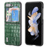 ABEEL Crocodile Texture Genuine Leather Phone Case, For Samsung Galaxy Z Flip6 / Flip7 FE, For Samsung Galaxy Z Fold6, For Samsung Galaxy A05, For Samsung Galaxy S23 FE 5G, For Samsung Galaxy Z Fold5, For Samsung Galaxy Z Flip5 Samsung Accessories - APEXEL INDIA - Mobile Lens - Mobile Camera Lens - Cellphone Accessories - Phone Lens - Smartphone Lens