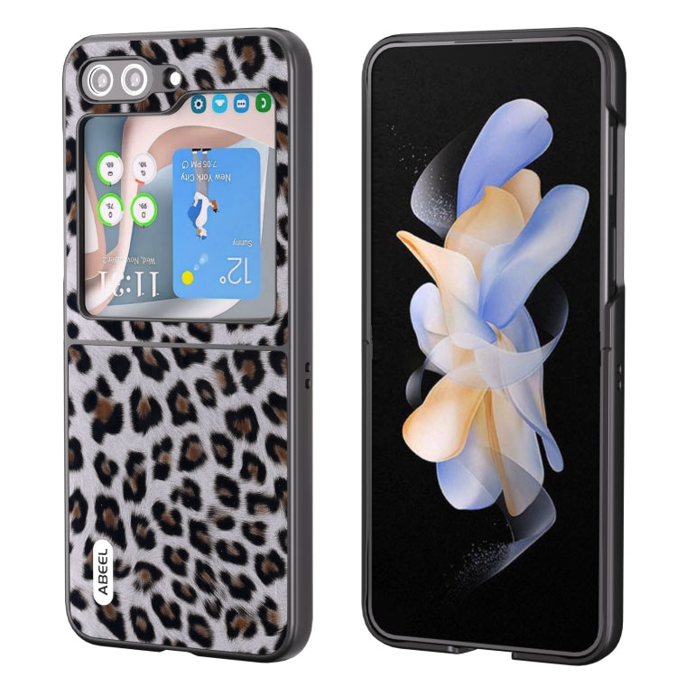ABEEL Black Edge Leopard Phone Case, For Samsung Galaxy Z Fold5, For Samsung Galaxy Z Flip5 Samsung Accessories - APEXEL INDIA - Mobile Lens - Mobile Camera Lens - Cellphone Accessories - Phone Lens - Smartphone Lens