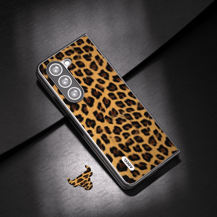 ABEEL Black Edge Leopard Phone Case, For Samsung Galaxy Z Fold5, For Samsung Galaxy Z Flip5 Samsung Accessories - APEXEL INDIA - Mobile Lens - Mobile Camera Lens - Cellphone Accessories - Phone Lens - Smartphone Lens