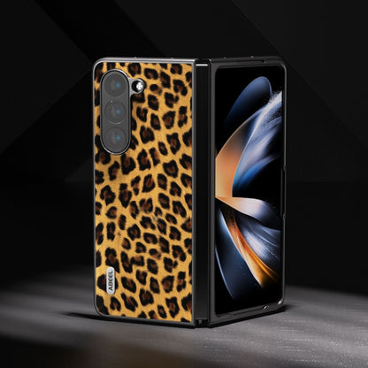 ABEEL Black Edge Leopard Phone Case, For Samsung Galaxy Z Fold5, For Samsung Galaxy Z Flip5 Samsung Accessories - APEXEL INDIA - Mobile Lens - Mobile Camera Lens - Cellphone Accessories - Phone Lens - Smartphone Lens