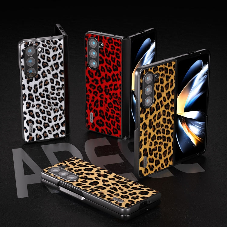 ABEEL Black Edge Leopard Phone Case, For Samsung Galaxy Z Fold5, For Samsung Galaxy Z Flip5 Samsung Accessories - APEXEL INDIA - Mobile Lens - Mobile Camera Lens - Cellphone Accessories - Phone Lens - Smartphone Lens