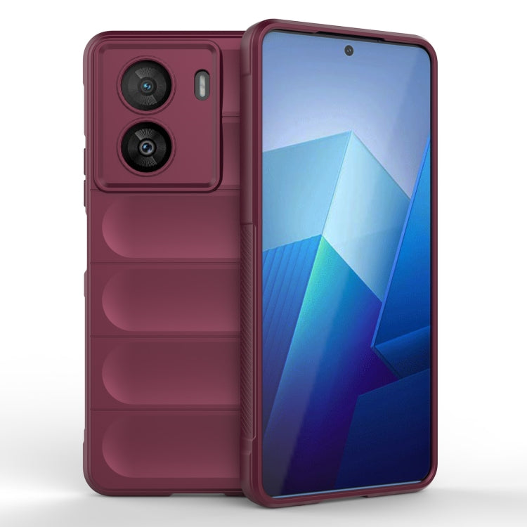 Magic Shield TPU + Flannel Phone Case, For vivo iQOO Z7x, For vivo Y27 4G Global
