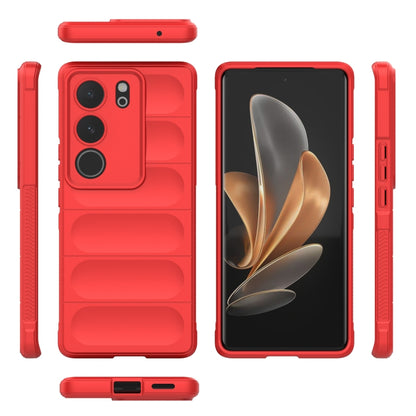 Magic Shield TPU + Flannel Phone Case, For vivo S17, For vivo S17e