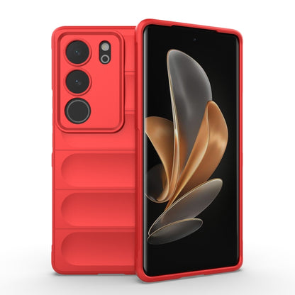 Magic Shield TPU + Flannel Phone Case, For vivo S17, For vivo S17e