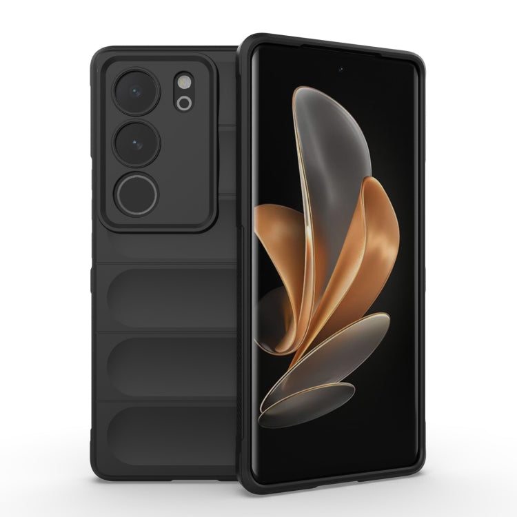 Magic Shield TPU + Flannel Phone Case, For vivo Y36 4G, For vivo S17 Pro