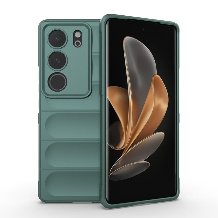 Magic Shield TPU + Flannel Phone Case, For vivo Y36 4G, For vivo S17 Pro