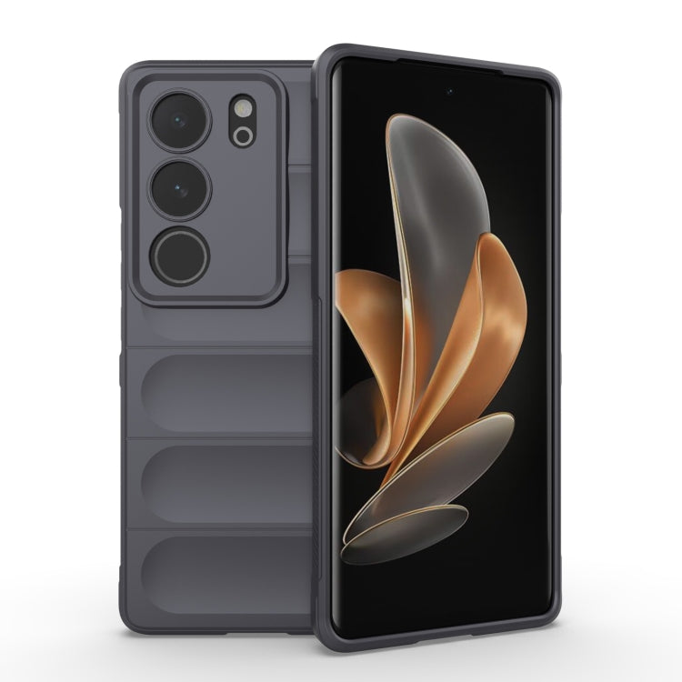 Magic Shield TPU + Flannel Phone Case, For vivo Y36 4G, For vivo S17 Pro