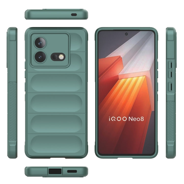 Magic Shield TPU + Flannel Phone Case, For vivo iQOO Neo8, For vivo Y78+ Global