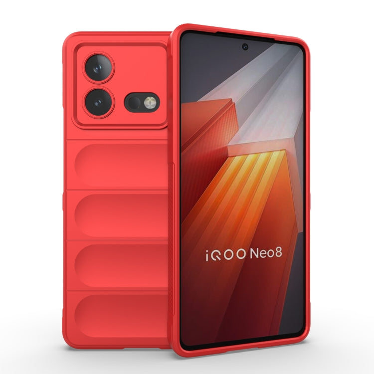 Magic Shield TPU + Flannel Phone Case, For vivo iQOO Neo8, For vivo Y78+ Global