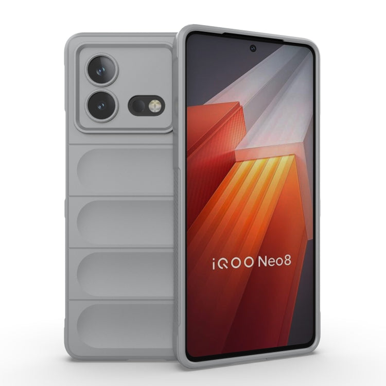 Magic Shield TPU + Flannel Phone Case, For vivo iQOO Neo8, For vivo Y78+ Global
