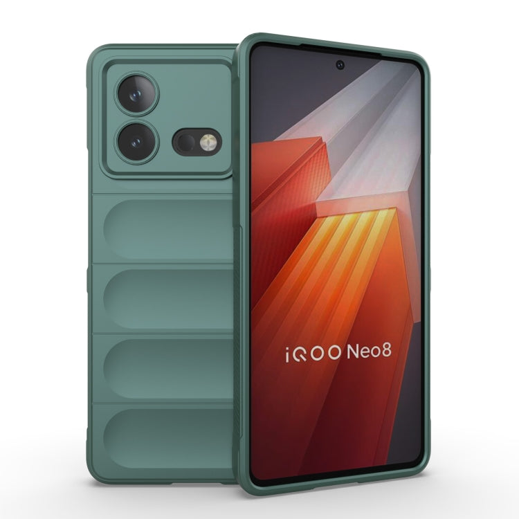 Magic Shield TPU + Flannel Phone Case, For vivo iQOO Neo8, For vivo Y78+ Global