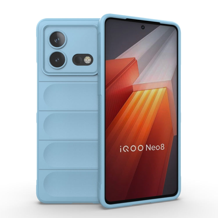 Magic Shield TPU + Flannel Phone Case, For vivo iQOO Neo8, For vivo Y78+ Global