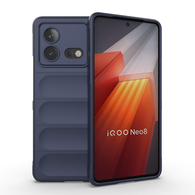 Magic Shield TPU + Flannel Phone Case, For vivo iQOO Neo8, For vivo Y78+ Global