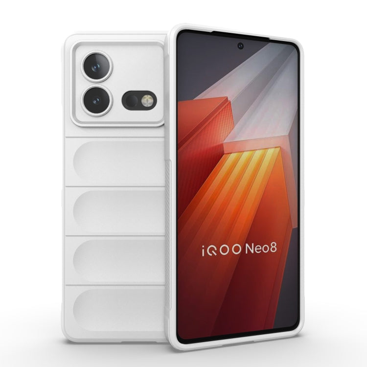 Magic Shield TPU + Flannel Phone Case, For vivo iQOO Neo8, For vivo Y78+ Global