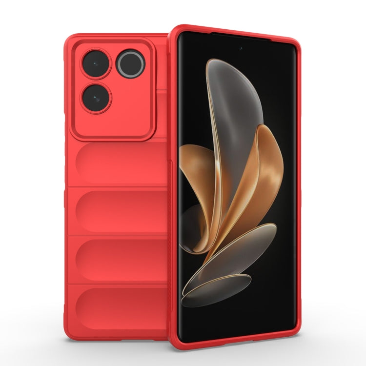 Magic Shield TPU + Flannel Phone Case, For vivo S17, For vivo S17e
