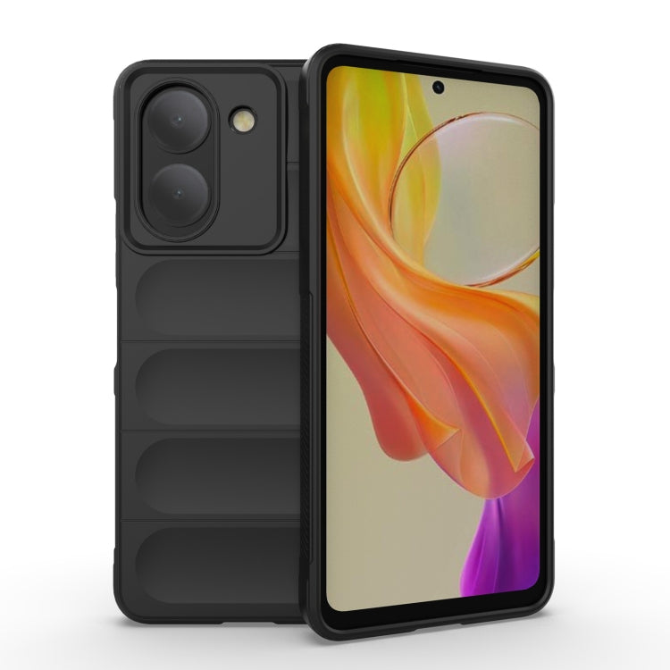 Magic Shield TPU + Flannel Phone Case, For vivo Y36 4G, For vivo S17 Pro