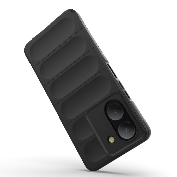 Magic Shield TPU + Flannel Phone Case, For vivo Y36 4G, For vivo S17 Pro