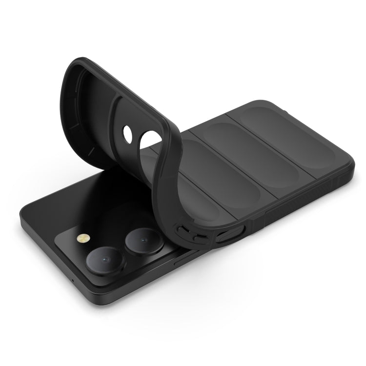 Magic Shield TPU + Flannel Phone Case, For vivo Y36 4G, For vivo S17 Pro