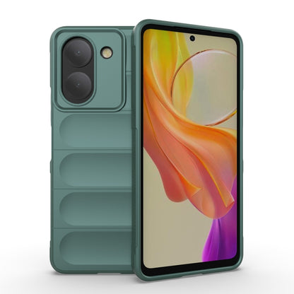 Magic Shield TPU + Flannel Phone Case, For vivo Y36 4G, For vivo S17 Pro