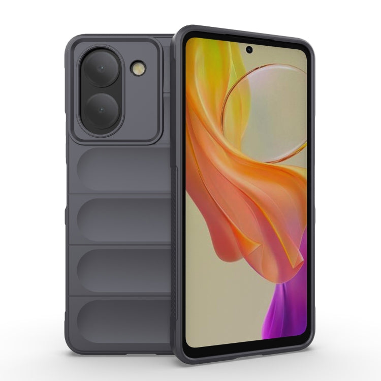 Magic Shield TPU + Flannel Phone Case, For vivo Y36 4G, For vivo S17 Pro
