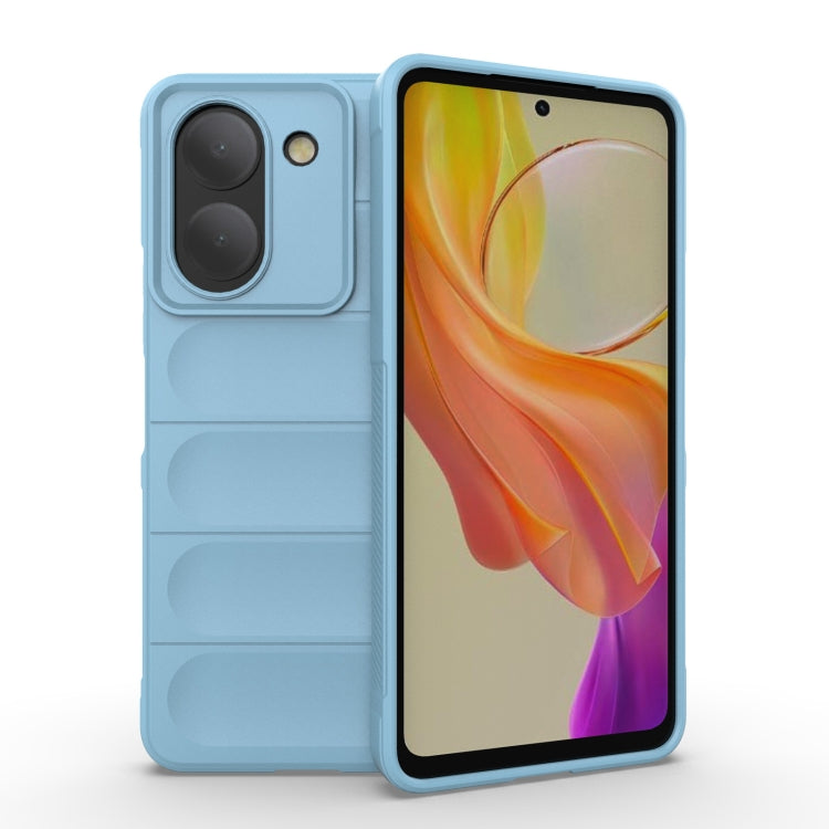 Magic Shield TPU + Flannel Phone Case, For vivo Y36 4G, For vivo S17 Pro