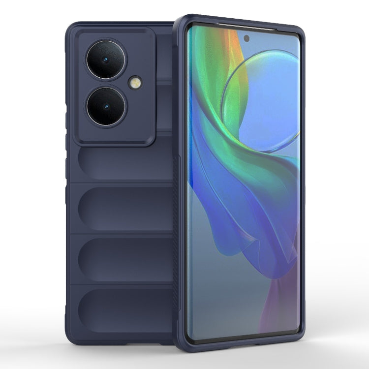 Magic Shield TPU + Flannel Phone Case, For vivo iQOO Neo8, For vivo Y78+ Global