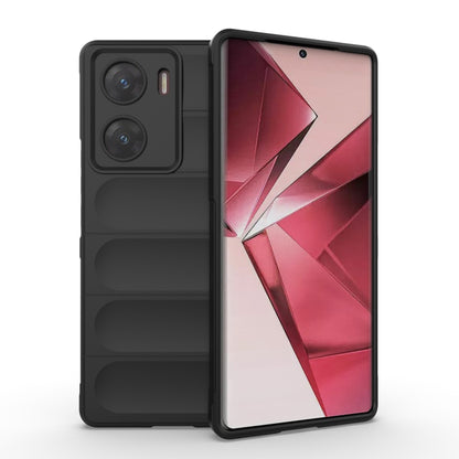 Magic Shield TPU + Flannel Phone Case, For vivo iQOO 12 5G, For vivo V29e 4G Global