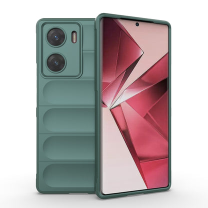 Magic Shield TPU + Flannel Phone Case, For vivo iQOO 12 5G, For vivo V29e 4G Global