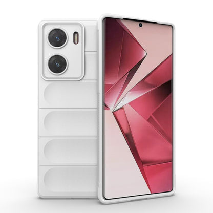 Magic Shield TPU + Flannel Phone Case, For vivo iQOO 12 5G, For vivo V29e 4G Global