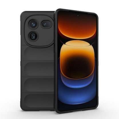 Magic Shield TPU + Flannel Phone Case, For vivo iQOO 12 5G, For vivo V29e 4G Global